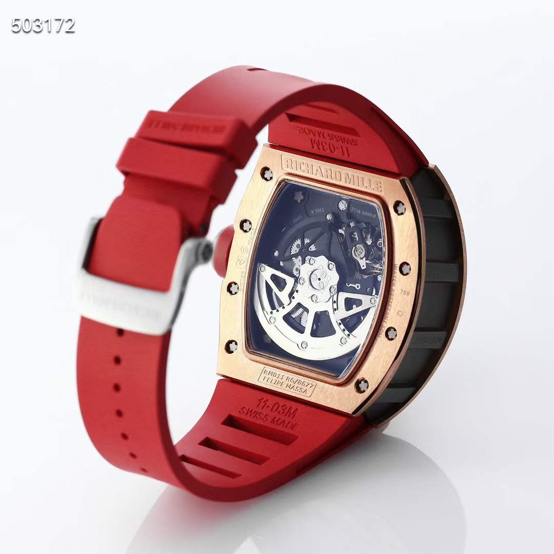 리차드밀 2023 RM011 FM 레드스트랩 시계 워치